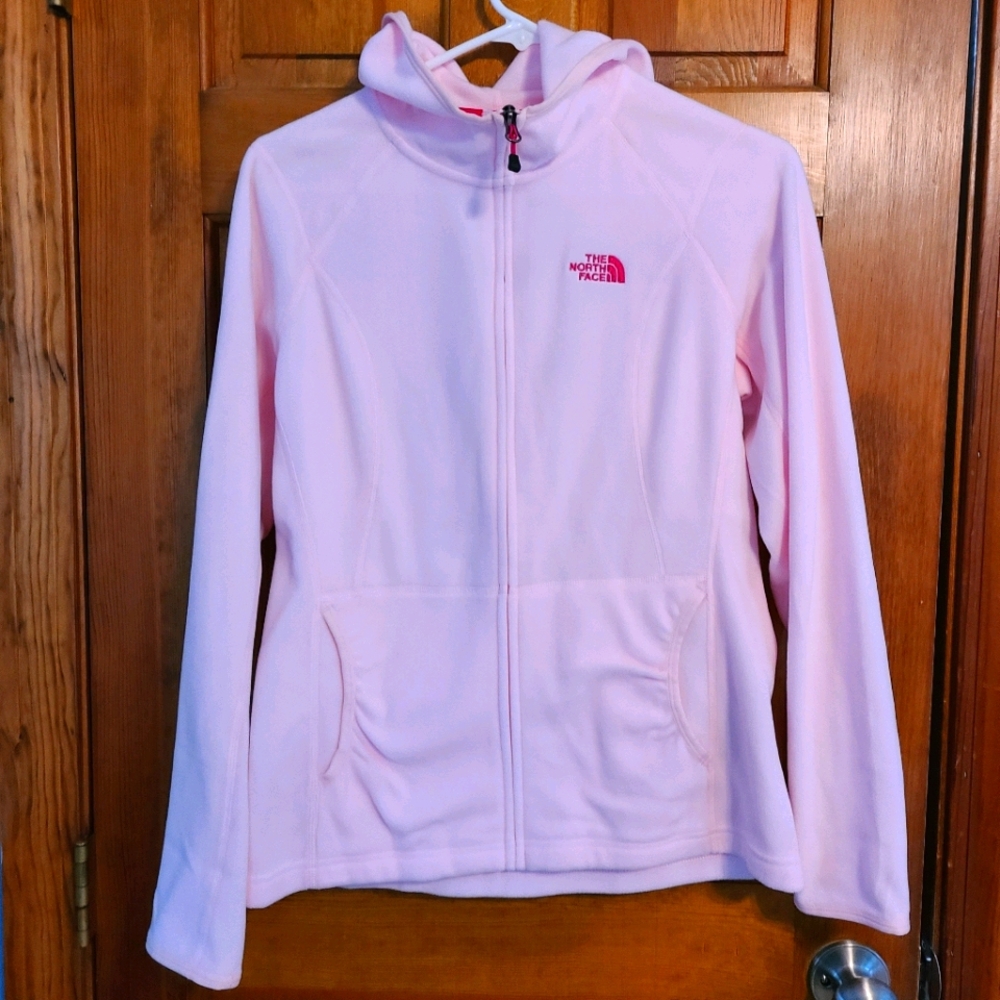 North Face NWT pastel pink full zip